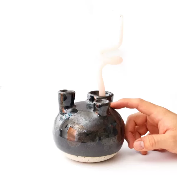 base para velas corazon
